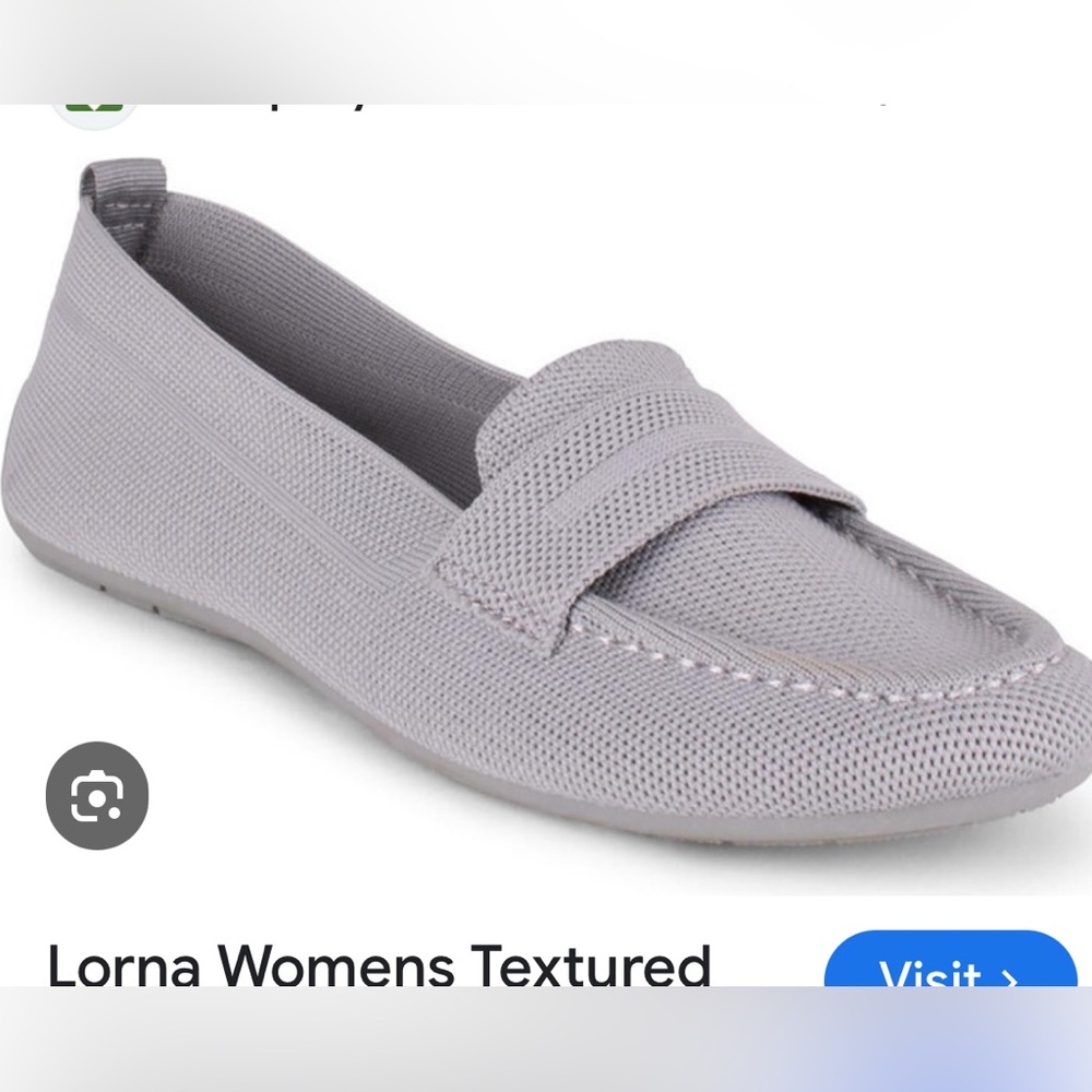 Gloria Vanderbilt Lorna loafers - light gray